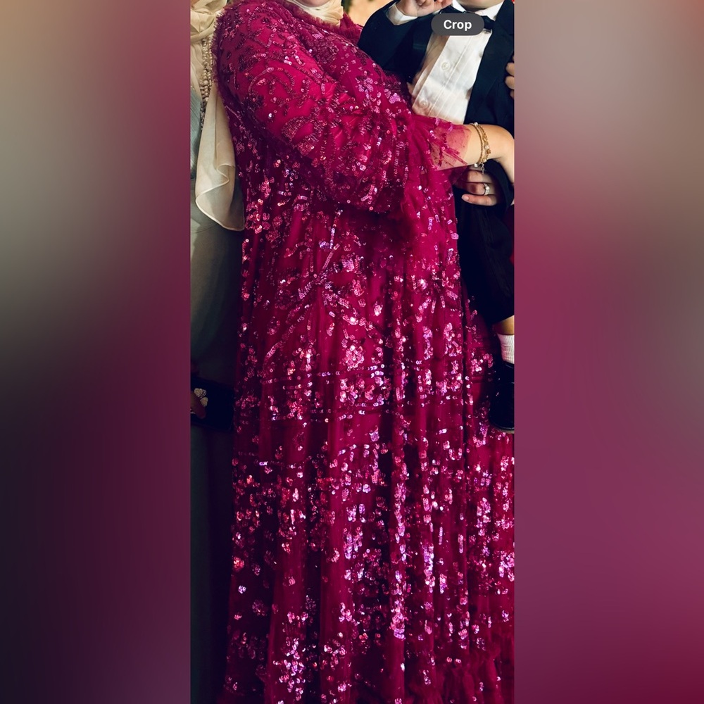 Needle and Thread Fuchsia Dress